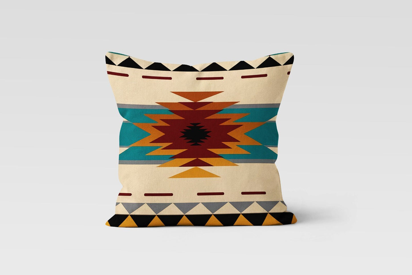 Turkish Kilim Authentic Style Print Cushion Cover