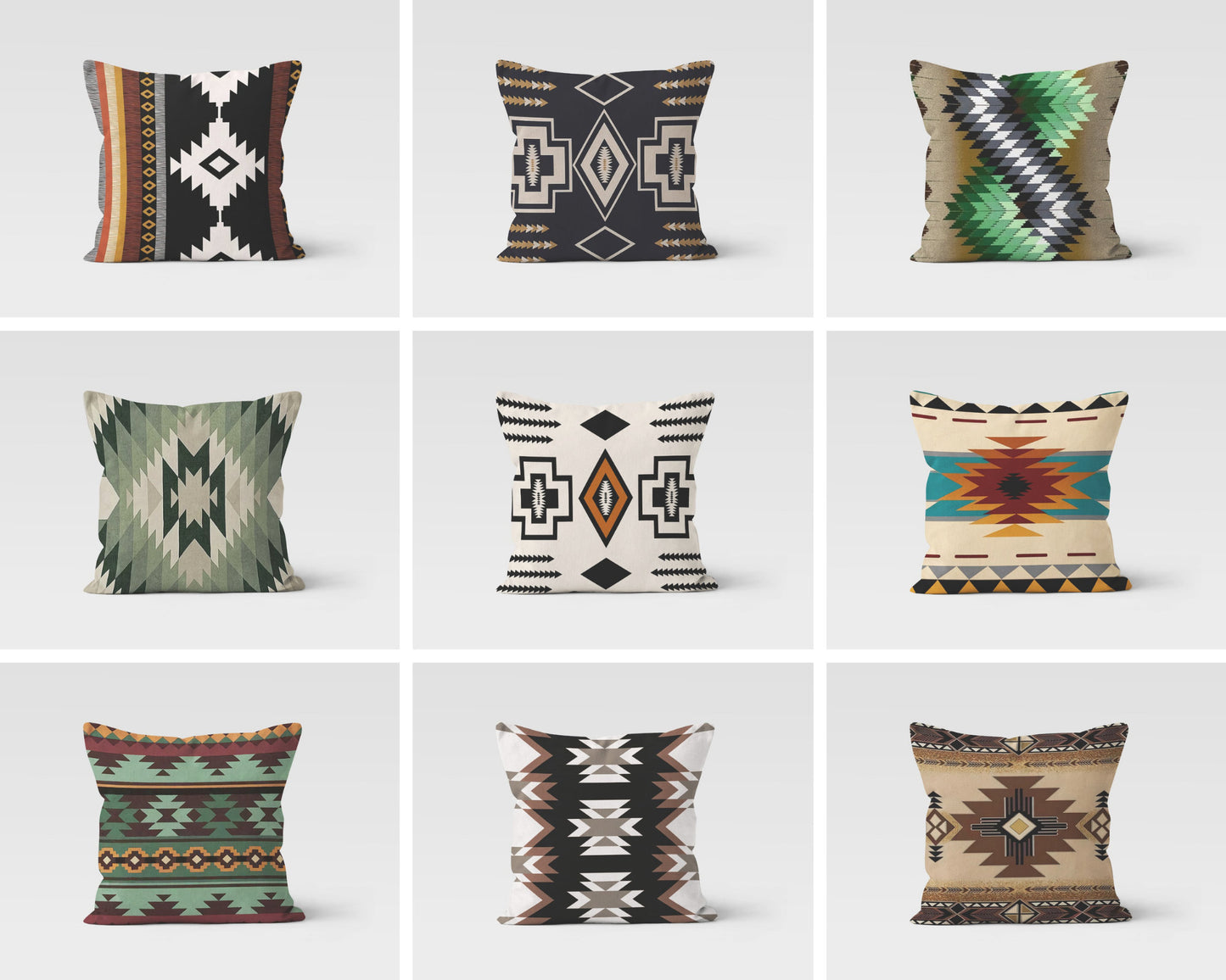 Turkish Kilim Authentic Style Print Cushion Cover