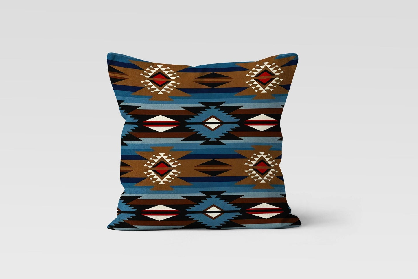 Turkish Kilim Print Southwestern Aztec Cushion Cover