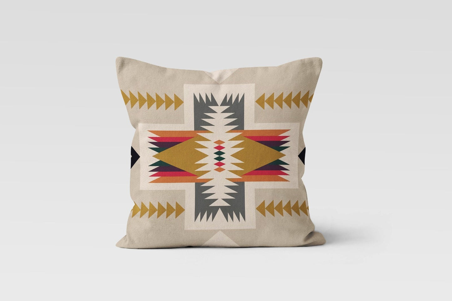 Turkish Kilim Print Southwestern Aztec Cushion Cover