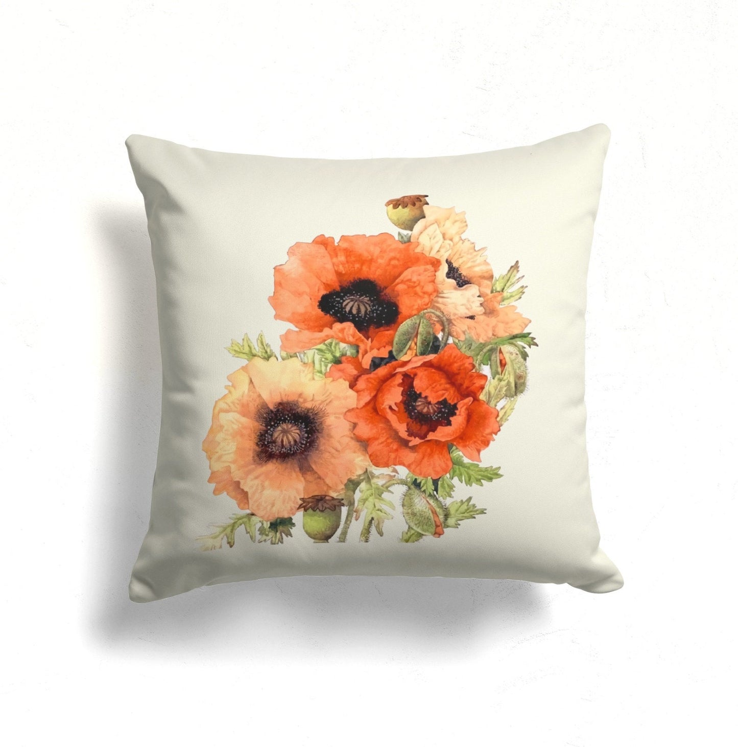 Autumn Tree Leaves Orange Yellow Brown Cushion Cover