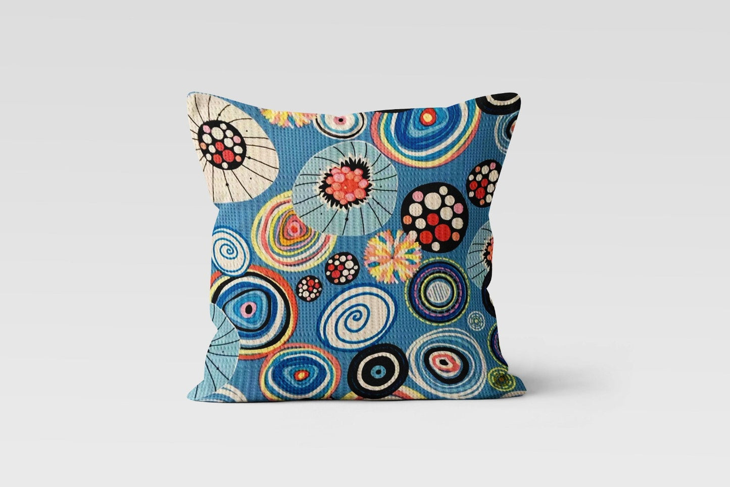 Abstract Multicolored Throw Cushion Cover