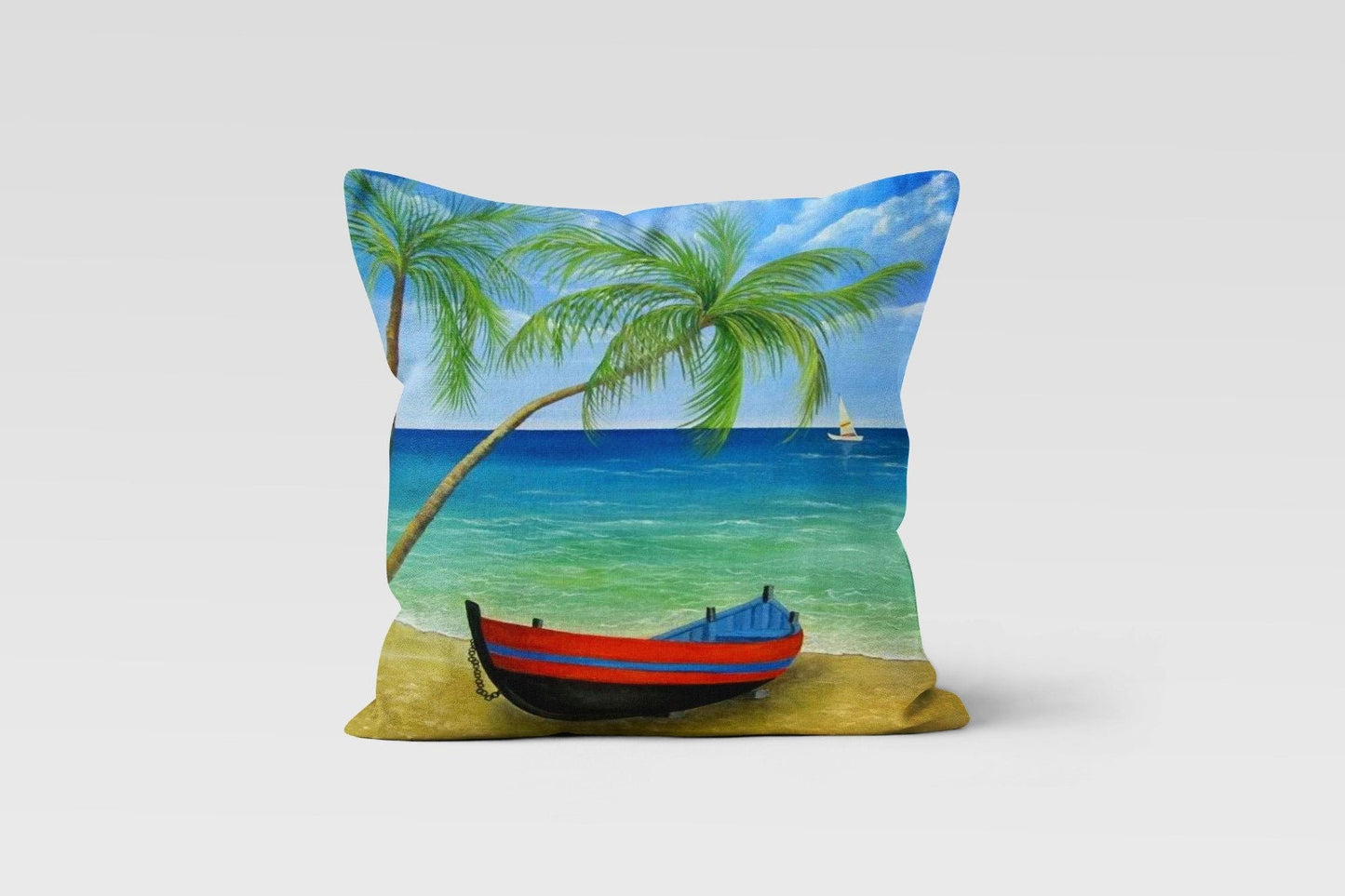 Nautical Sea Beach Cushion Cover Coastal House Decor