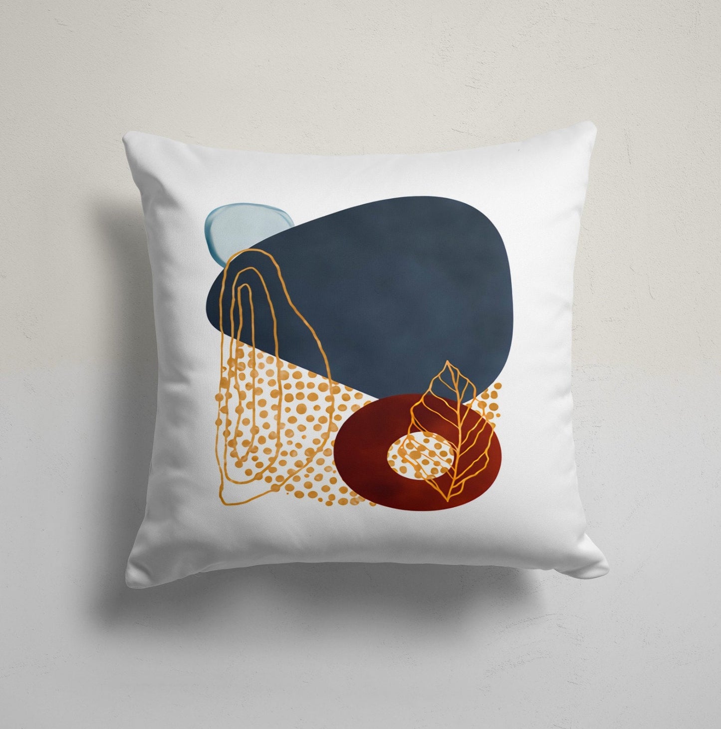 Modern Rustic Abstract Geometric Cushion Cover