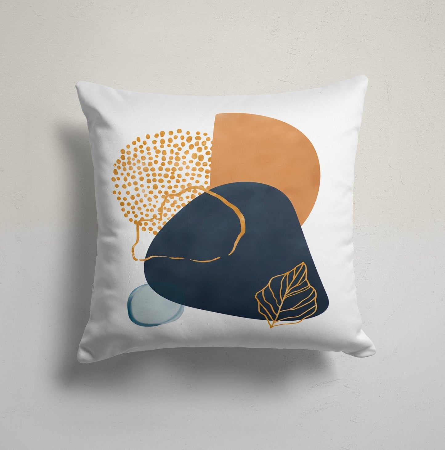 Modern Rustic Abstract Geometric Cushion Cover