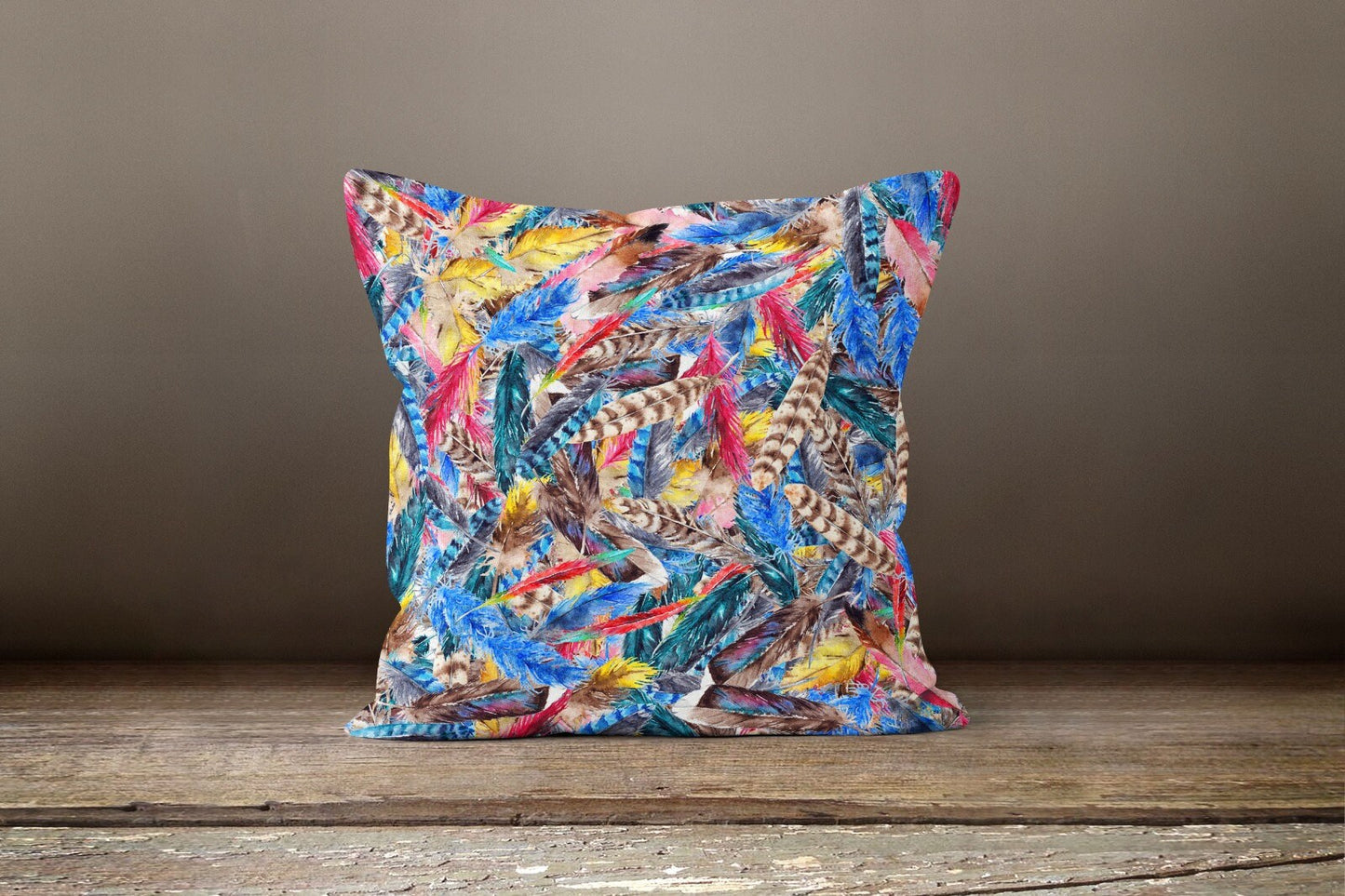 Colorful Polka Dot Cushion Cover, Vibrant Abstract Nature Decor