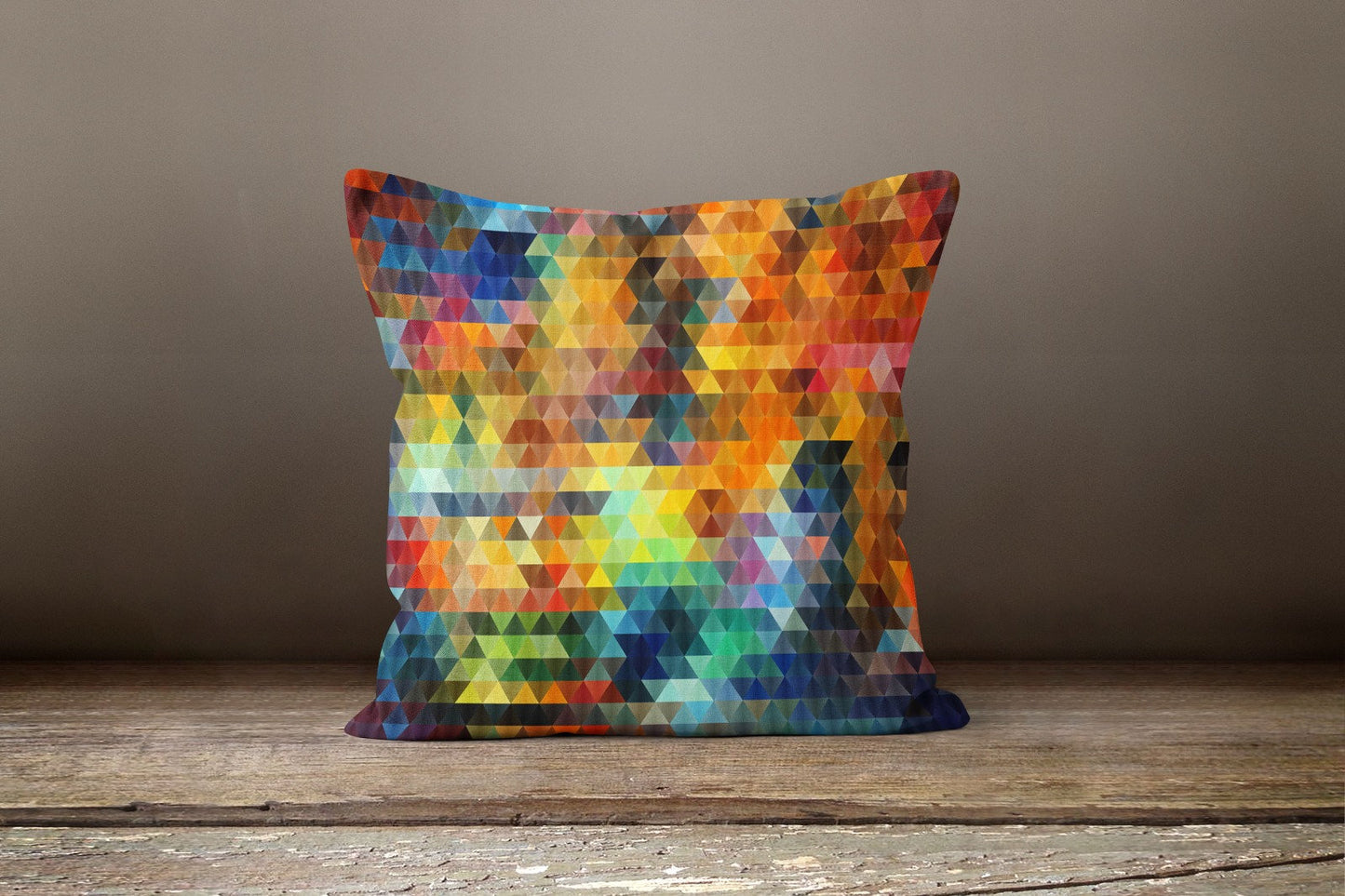 Colorful Polka Dot Cushion Cover, Vibrant Abstract Nature Decor
