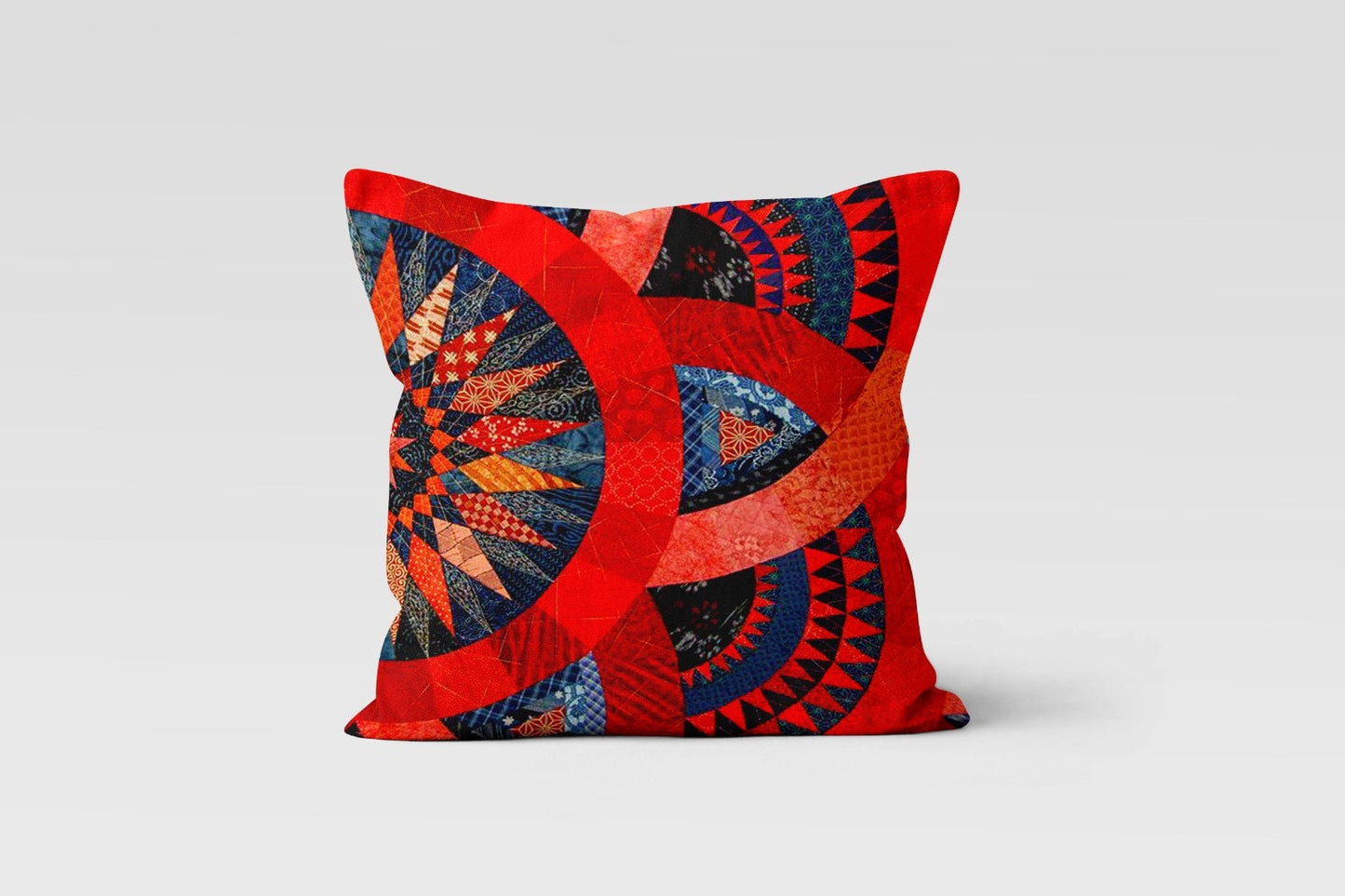 Abstract Multicolored Throw Cushion Cover
