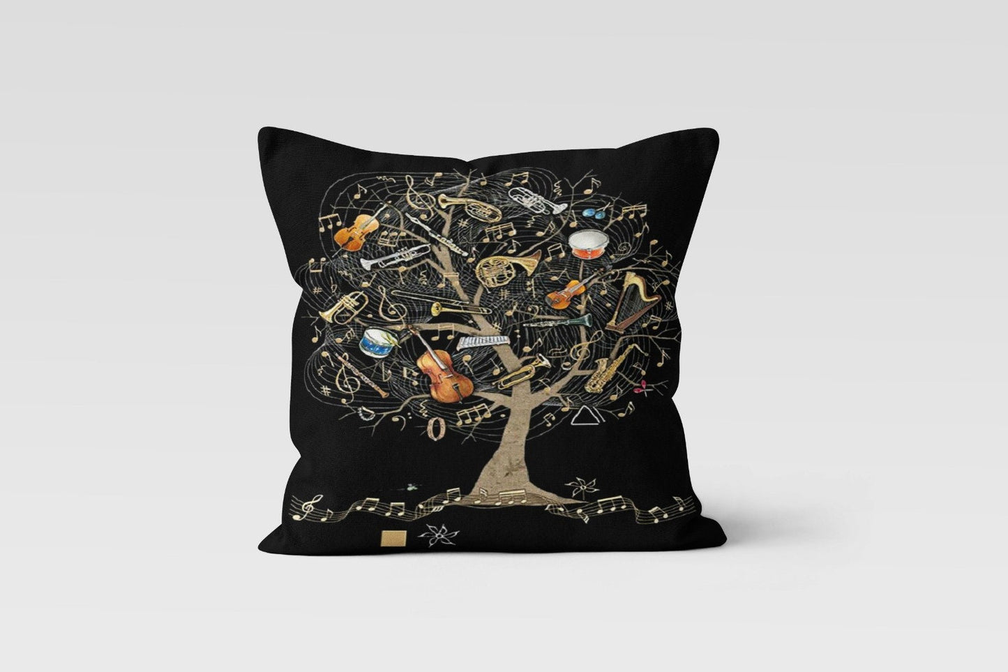 Musical Instrument Cushion Cover