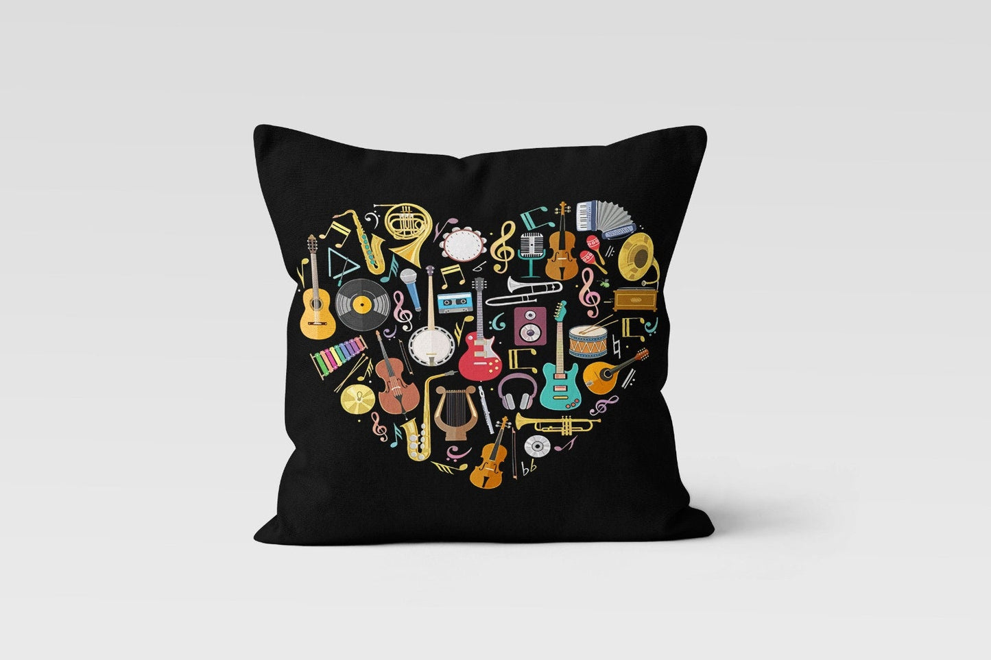 Musical Instrument Cushion Cover