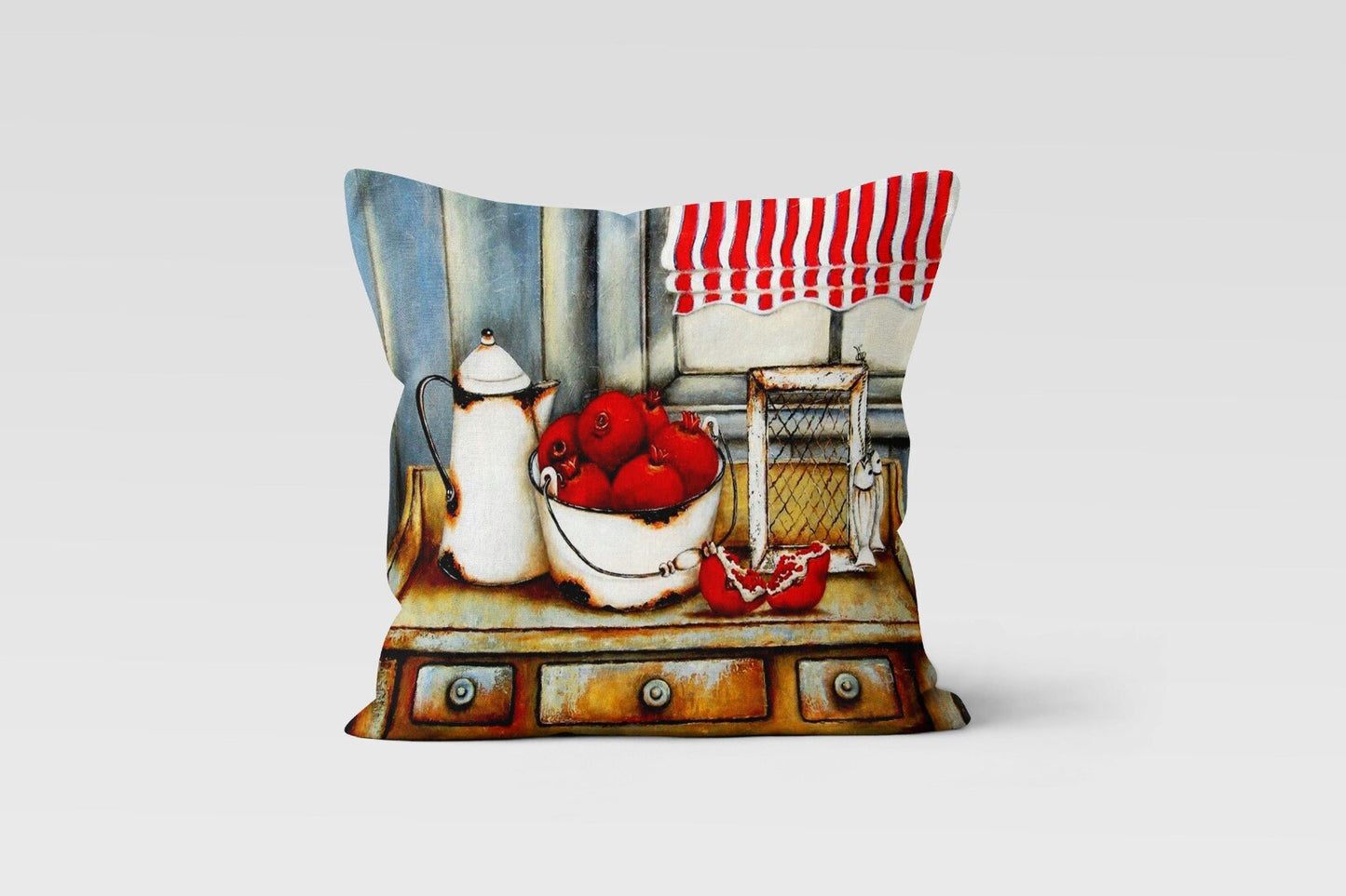 Pomegranate Decorative Kitchen Cushion Cover