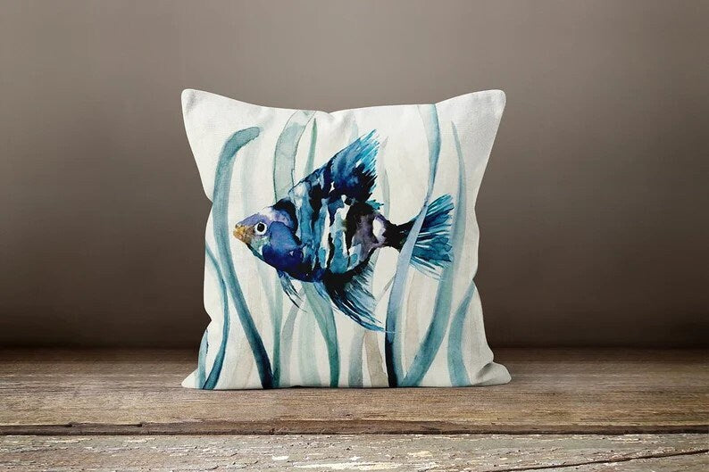 Navy Blue Maritime Sailor Coastal Cushion Cover