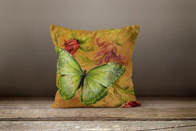 Cute Colorful Butterfly Decorative Cushion Cover