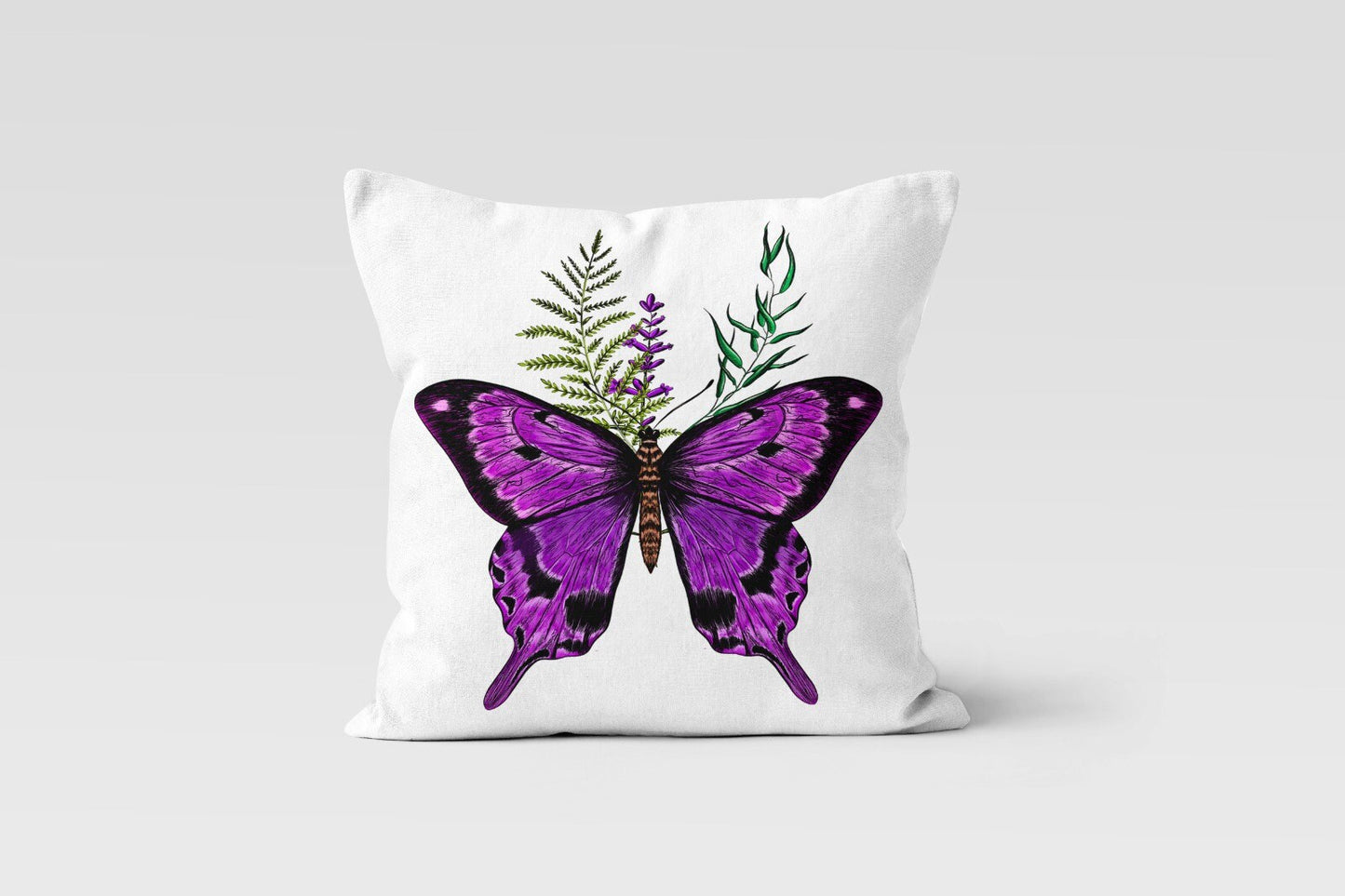 Colorful Monarch Butterfly Decorative Cushion Cover