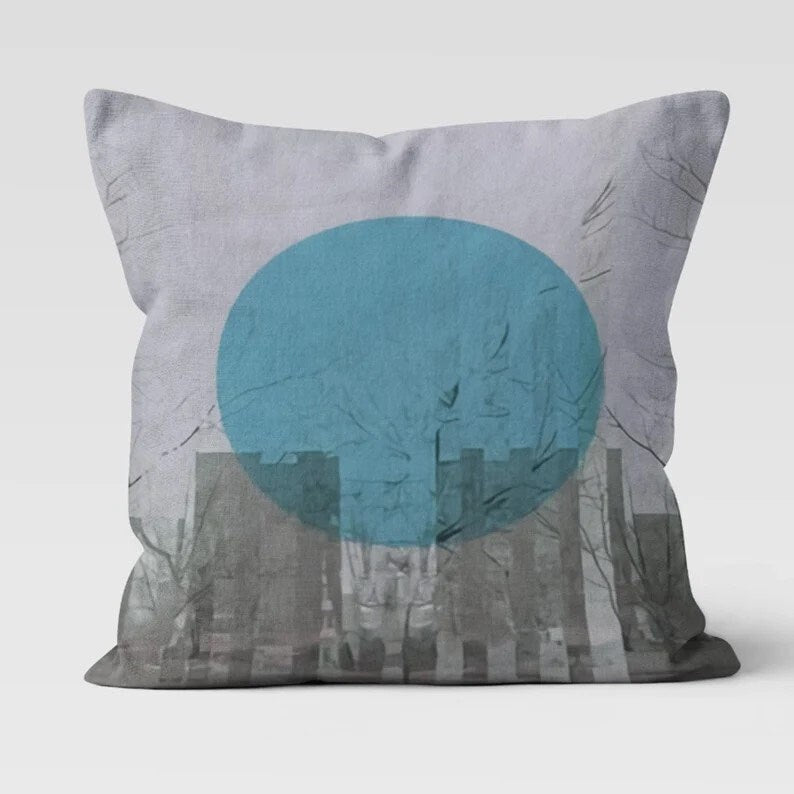 Abstract Geometric Minimalist Cushion Cover