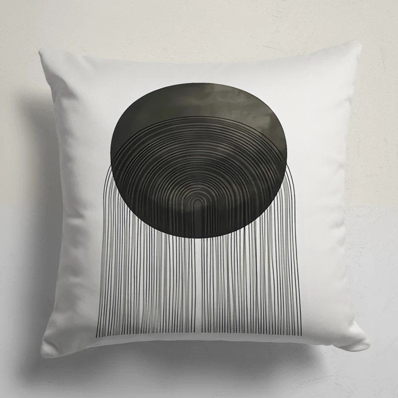 Abstract Geometric Minimalist Cushion Cover