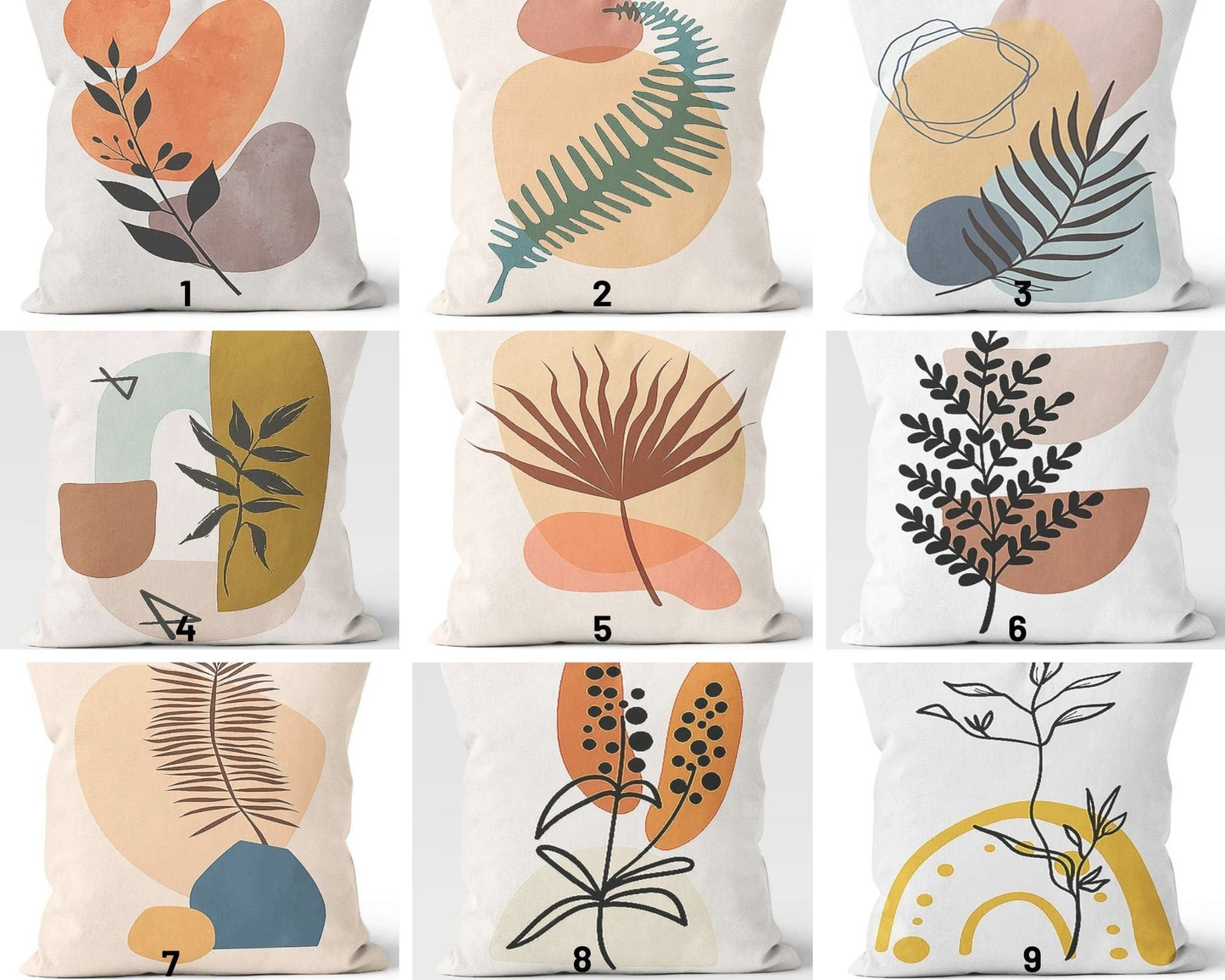 Abstract Decorative Cushion Cover Mid Century Modern Art