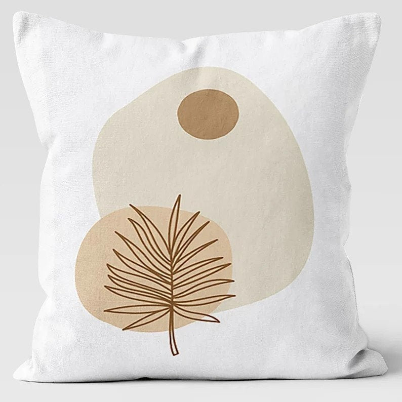 Modern Floral Abstract Pastel Colours Cushion Cover