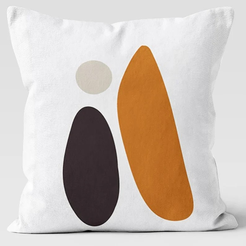 Modern Floral Abstract Pastel Colours Cushion Cover