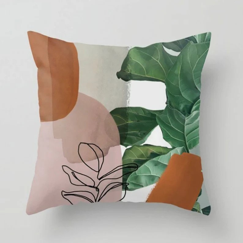 Floral Summer Trend Decorative Cushion Cover