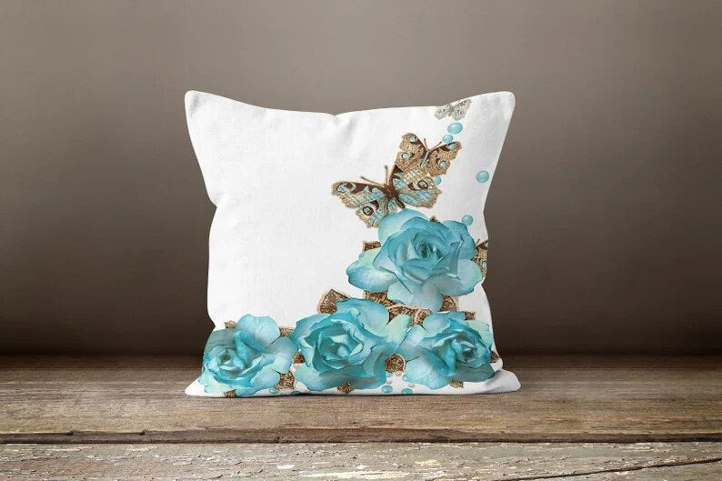 Cute Colorful Butterfly Decorative Cushion Cover