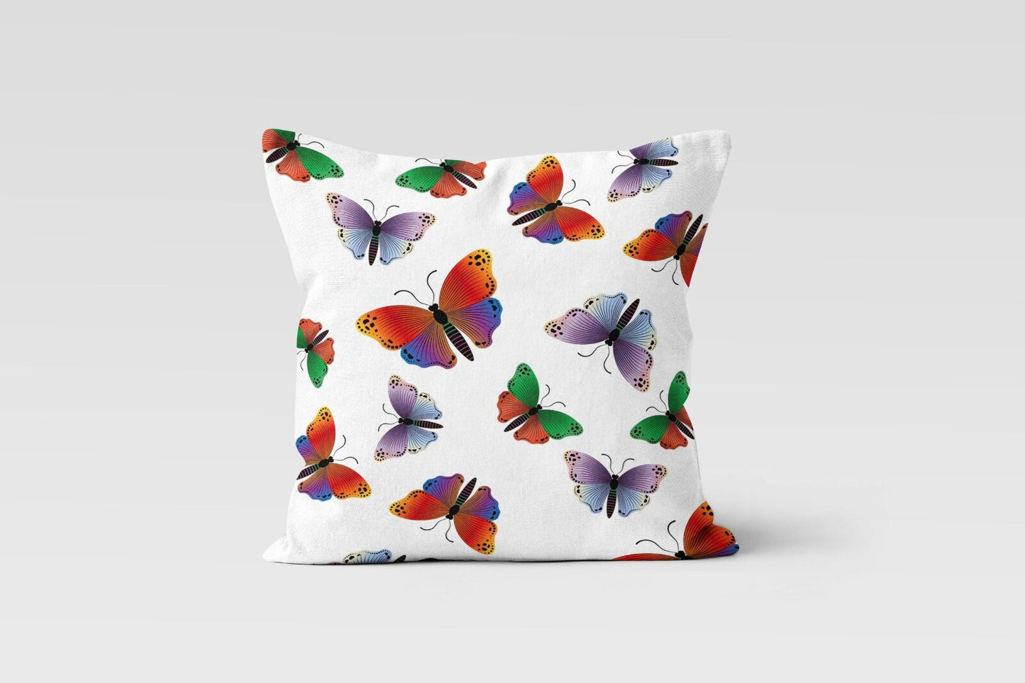 Colorful Monarch Butterfly Decorative Cushion Cover