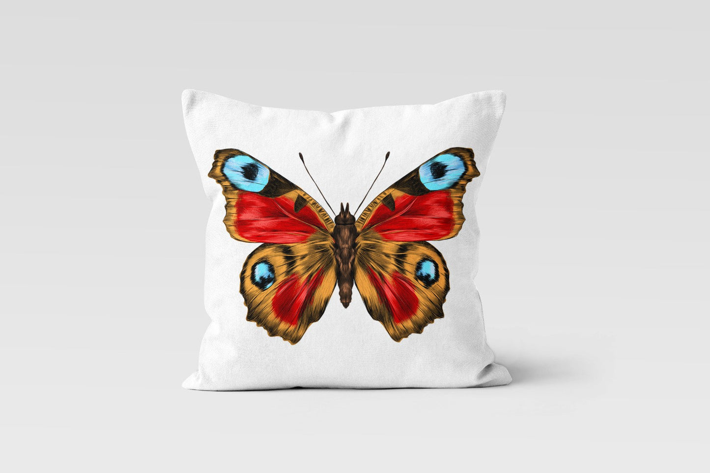 Colorful Monarch Butterfly Decorative Cushion Cover