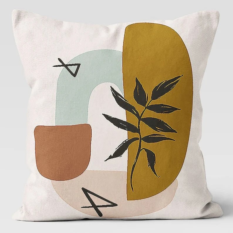 Abstract Decorative Cushion Cover Mid Century Modern Art