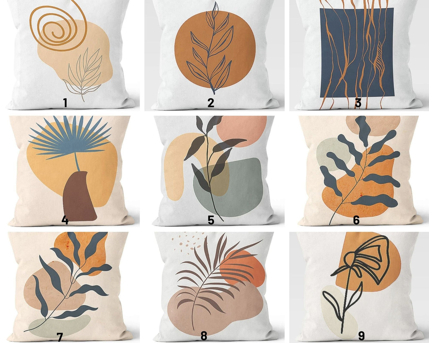 Modern Abstract Minimalist Cushion Cover