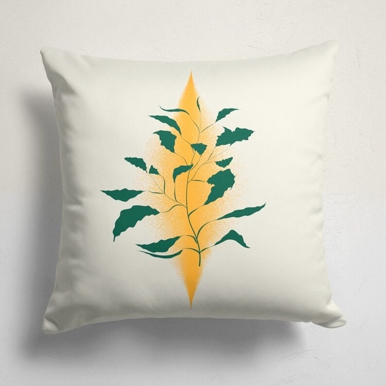 Modern Floral Abstract Pastel Colours Cushion Cover