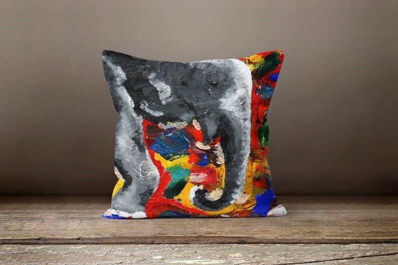 Elephant Print Animal Safari Pattern Throw Cushion Cover