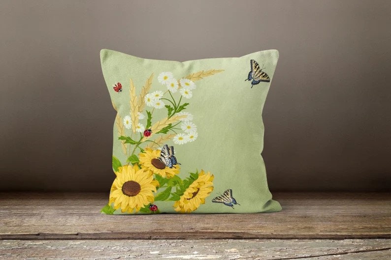 Butterfly Decorative Cushion and Throw Cushion Cover