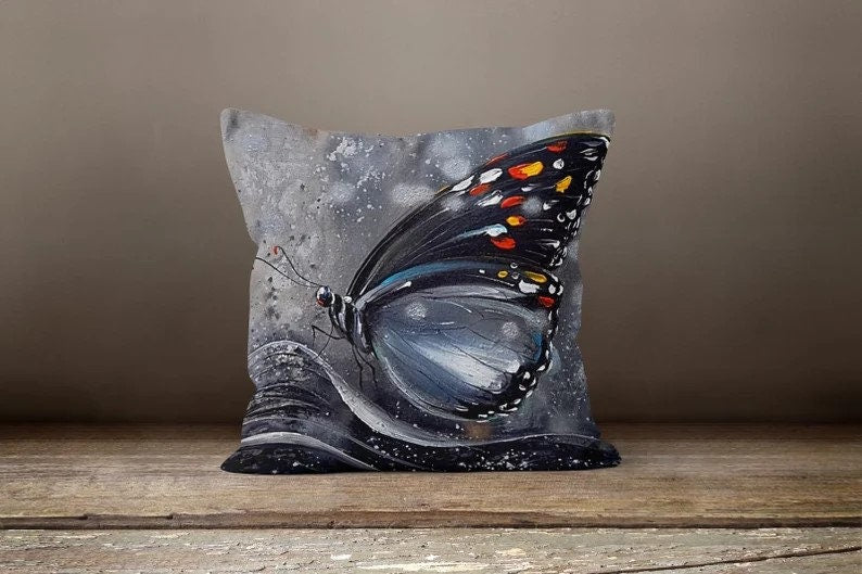 Butterfly Decorative Cushion and Throw Cushion Cover