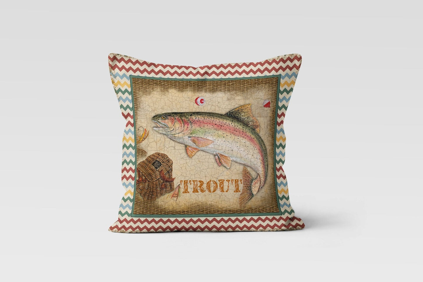 Marine Sailing Boat Sea Animals Cushion Cover