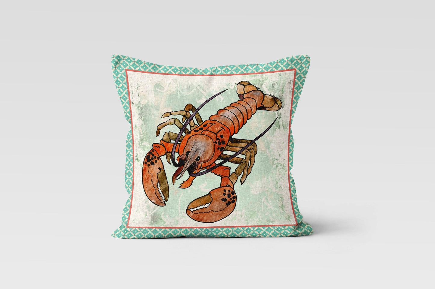 Marine Sailing Boat Sea Animals Cushion Cover