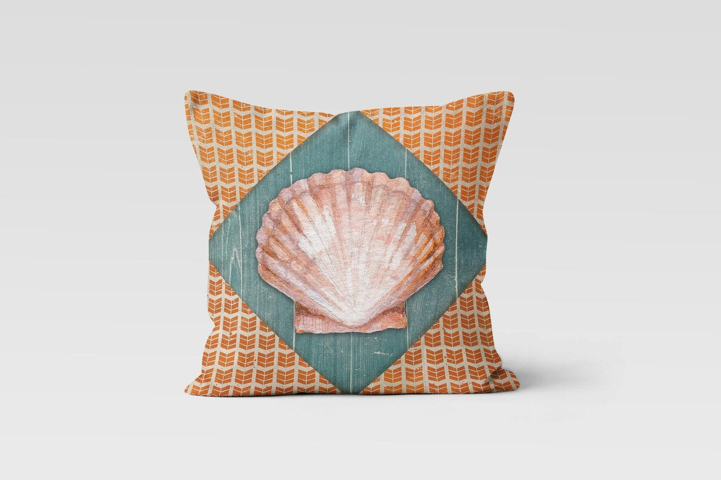Marine Sailing Boat Sea Animals Cushion Cover