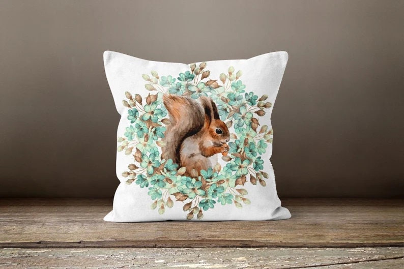 Yellow Leaves and Orange Pumpkin Fall Autumn Cushion Cover