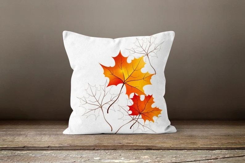 Autumn Fall Leaves Cushion Cover