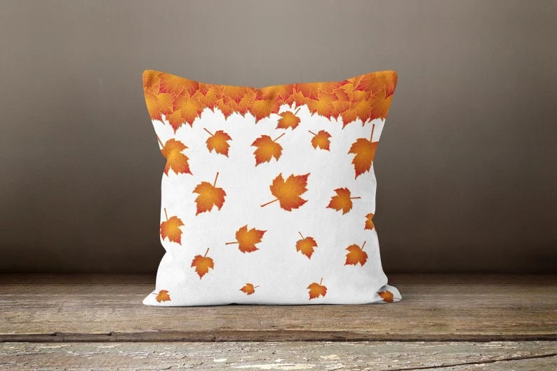 Autumn Fall Leaves Cushion Cover