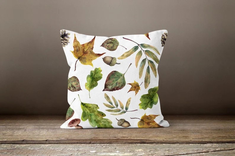 Squirrel Acorn Autumn and Fall Inspired Cushion Cover