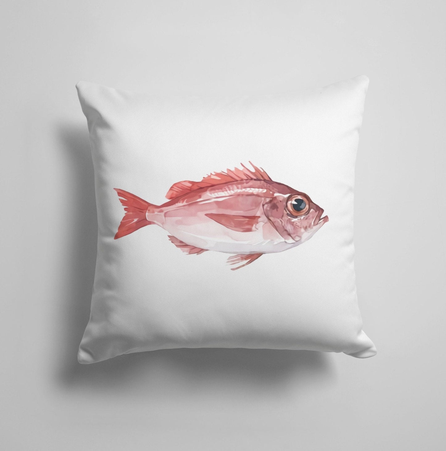 Oyster Seahorse Seashell Nautical Beach House Cushion Cover