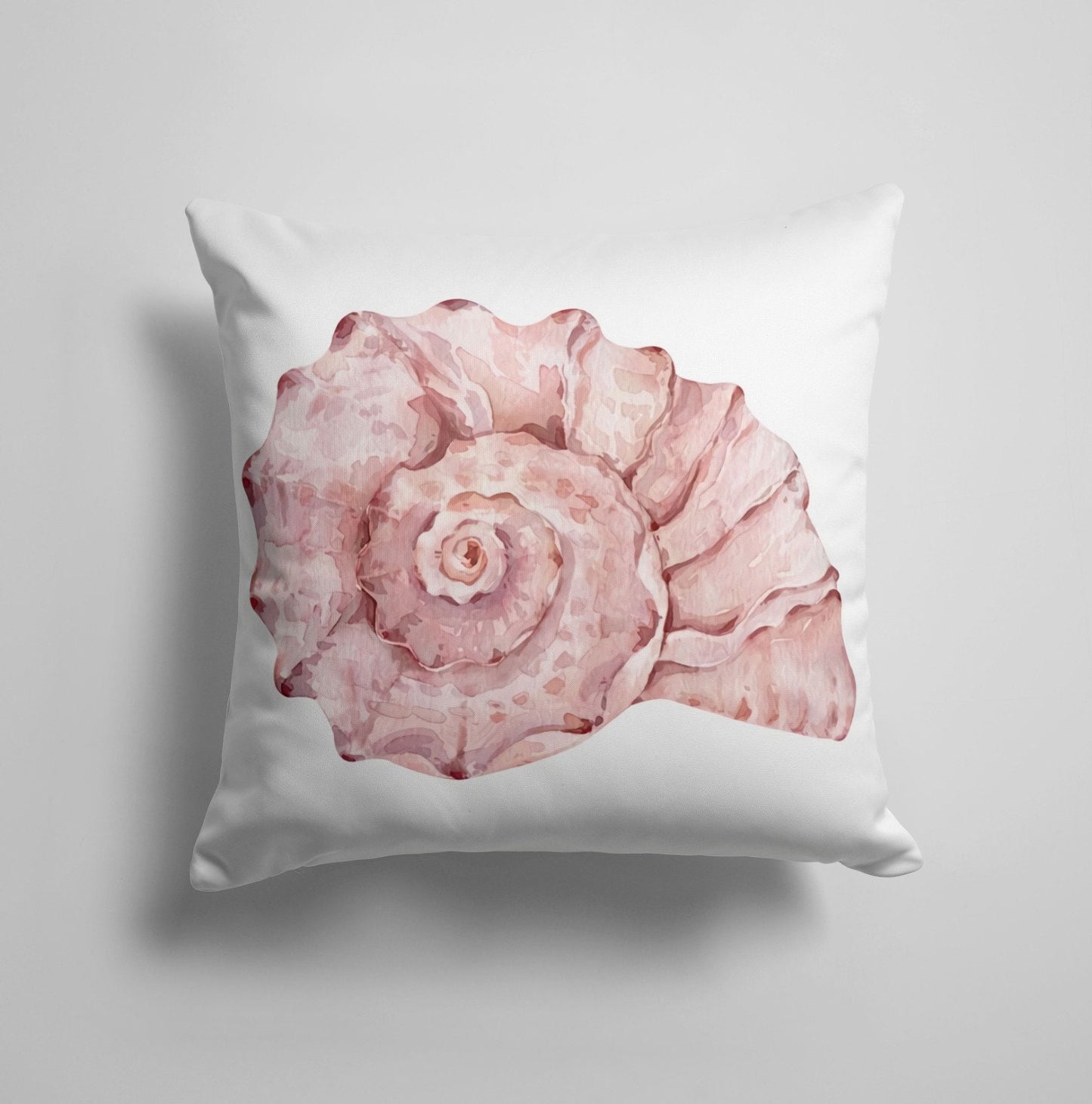 Oyster Seahorse Seashell Nautical Beach House Cushion Cover