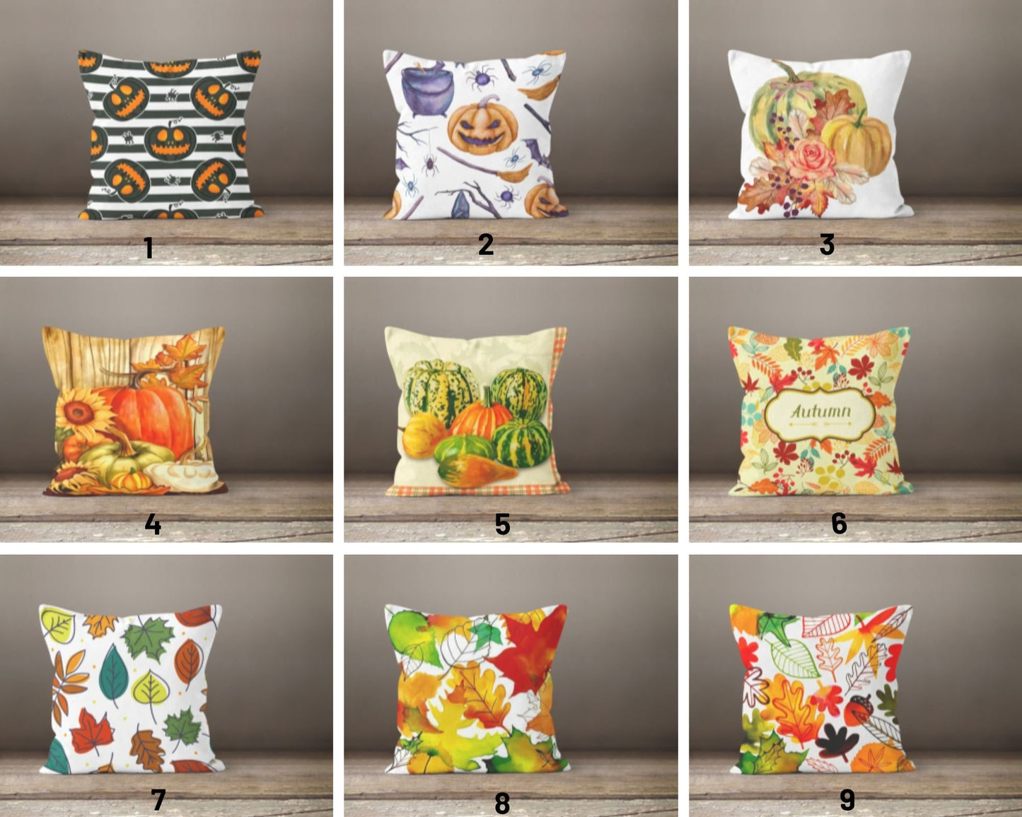 Fall Trend Autumn Halloween Carved Pumpkin Cushion Cover