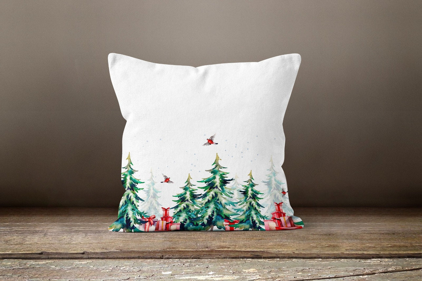 Christmas Tree Winter Decor Cushion Cover