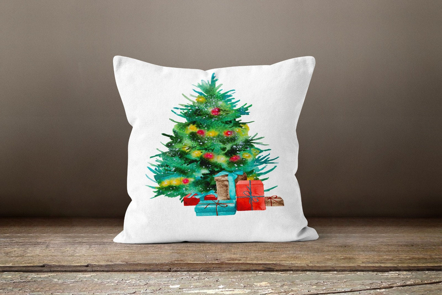 Christmas Tree Winter Decor Cushion Cover