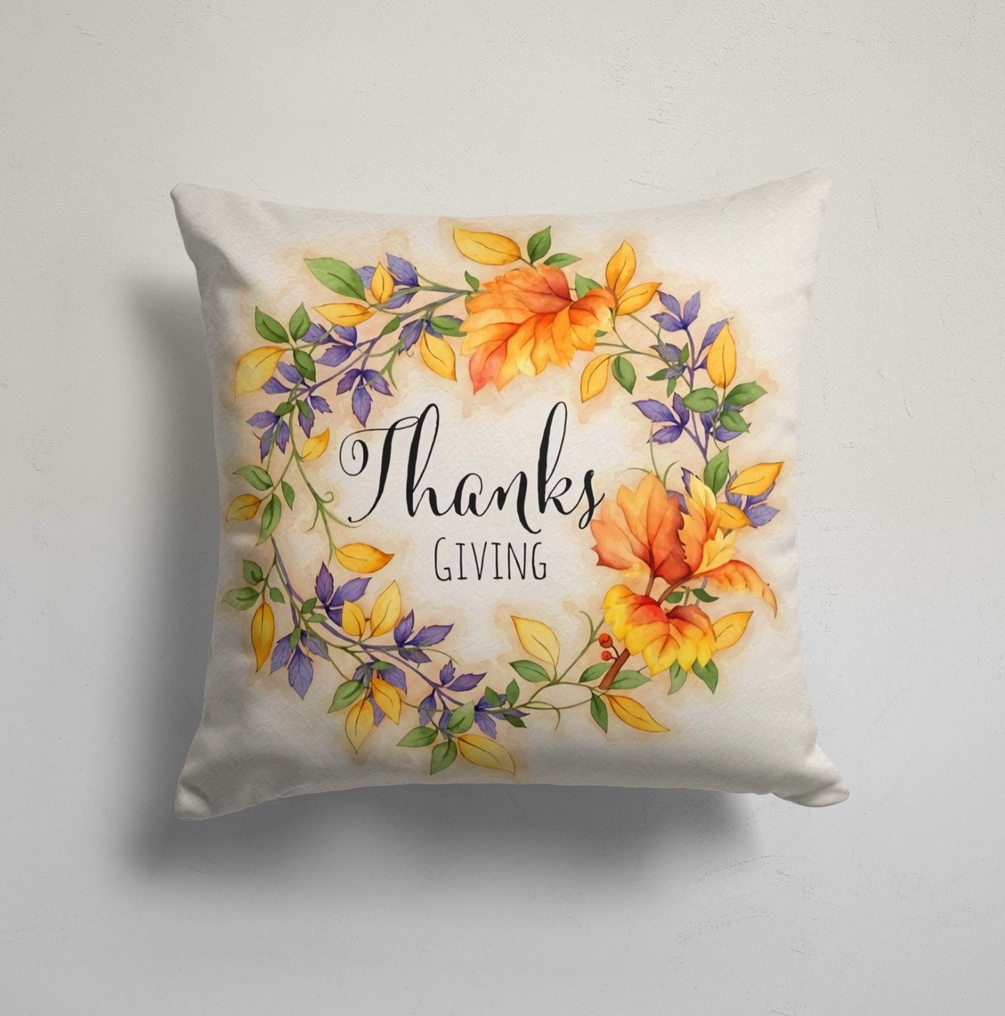 Autumn Fall Halloween Pumpkin Cushion Cover
