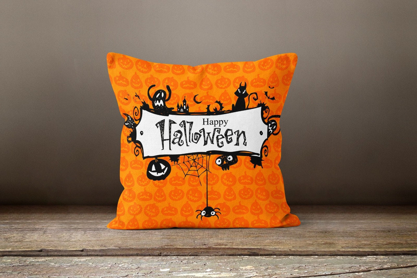 Halloween Cushion Cover Autumn Decorative Throw Cushion Case