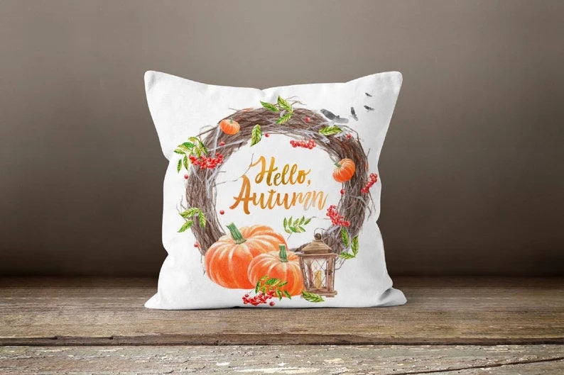 Autumn Fall Leaves Cushion Cover