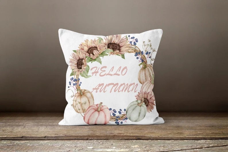 Autumn Fall Leaves Cushion Cover