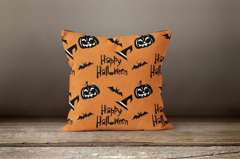 Halloween Decorative Pumpkin Throw Cushion Covers